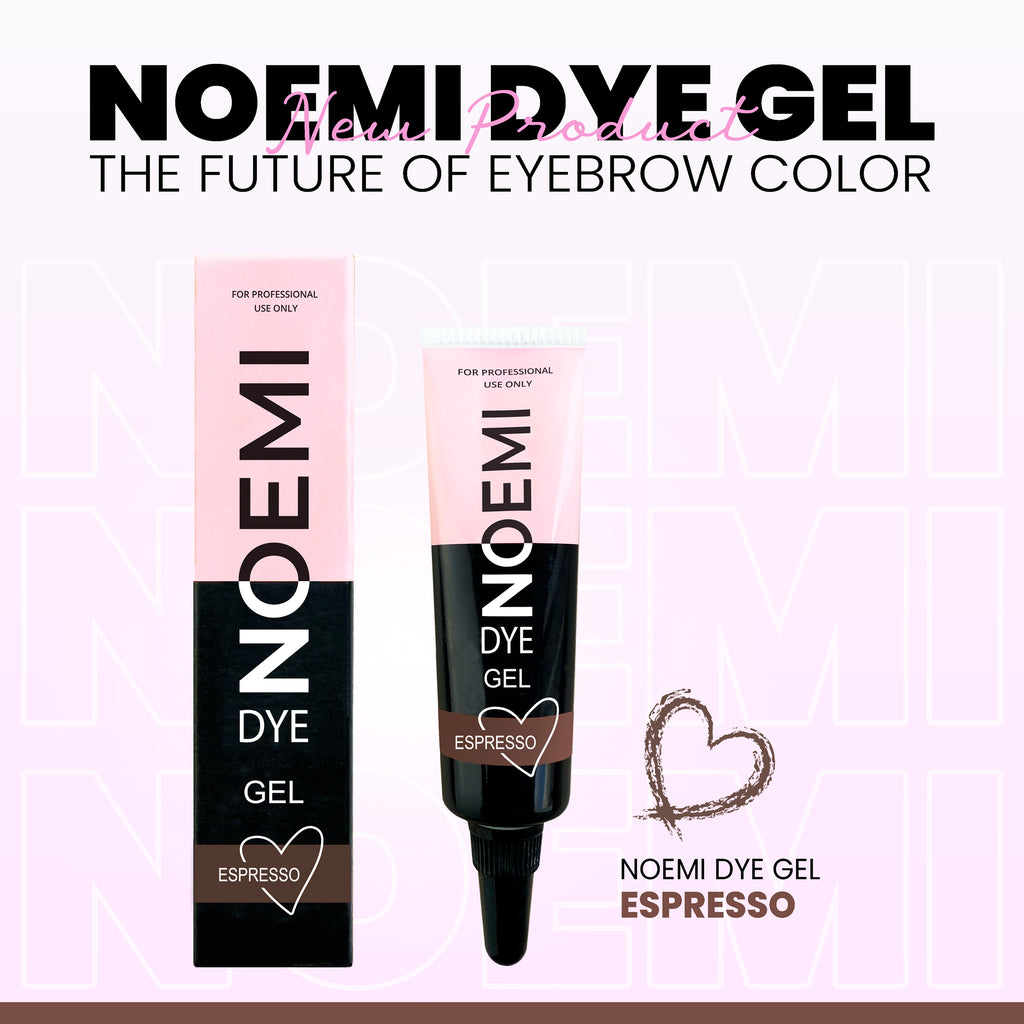 Noemi - Nouvelle Formule - Teinte EXPRESSO Teinture Liquide Hybride pour les Sourcils (GEL)