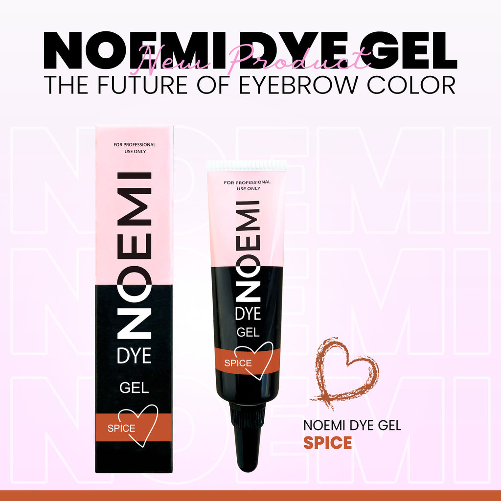 Noemi - Nouvelle Formule - Teinte SPICE Teinture Liquide Hybride pour les Sourcils (GEL)